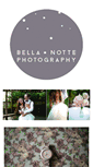 Mobile Screenshot of bellanottephoto.com